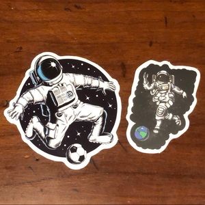 Soccer Astronaut Stickers !